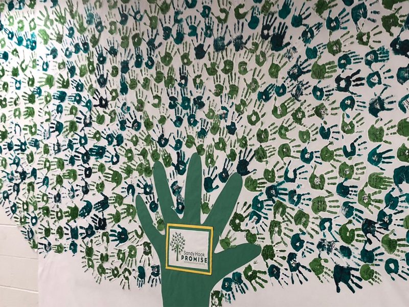 SHP tree made of handprints