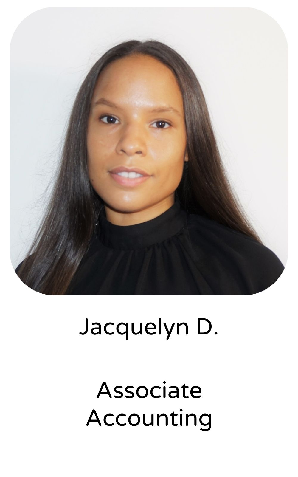 Jacquelyn D, Associate, Accounting