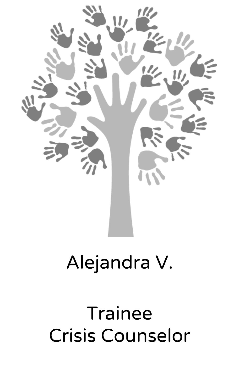 Alejandra V, Trainee, Crisis Counselor