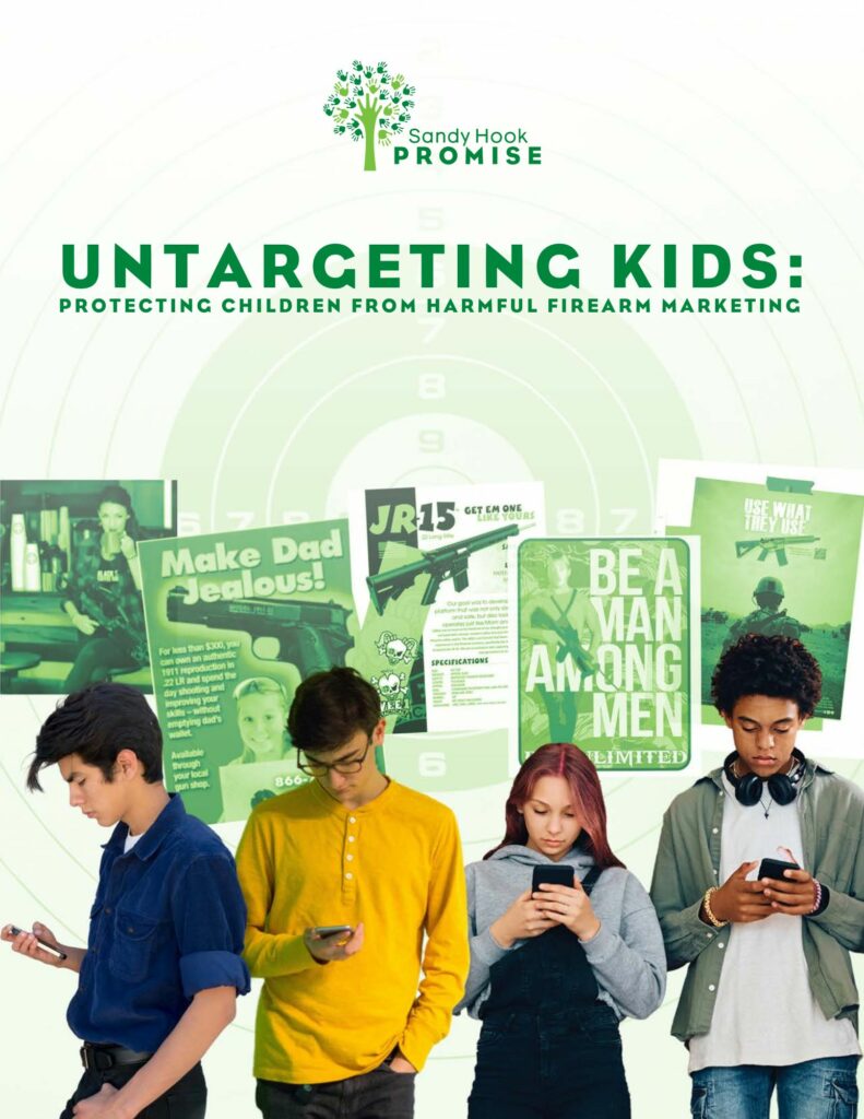 Report cover of UnTargeting Kids: Protecting Children from Harmful Firearm Marketing